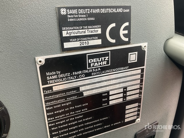 2010 Deutz Agrotron L720 4WD Tractor - Tractor: foto 3 2010 Deutz Agrotron L720 4WD Tractor - Tractor: foto 3