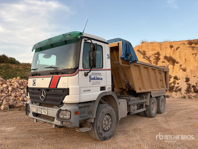 2007 Mercedes Benz Actros 3336K 6x4 T/A Dump Truck - Camión volquete: foto 1 2007 Mercedes Benz Actros 3336K 6x4 T/A Dump Truck - Camión volquete: foto 1
