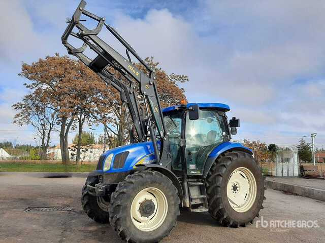 2008 New Holland T6010 Plus, con pala 4WD Tractor - Tractor: foto 2 2008 New Holland T6010 Plus, con pala 4WD Tractor - Tractor: foto 2
