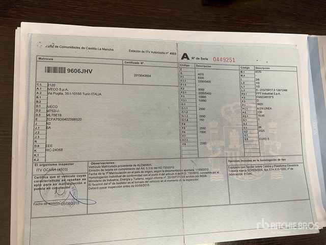2010 Iveco Eurocargo 75E18 4x2 Van Truck - Camión caja cerrada: foto 1 2010 Iveco Eurocargo 75E18 4x2 Van Truck - Camión caja cerrada: foto 1