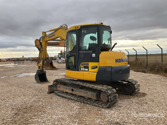 2011 Komatsu PC80MR-3 Mini Excavator: <6.6t - Miniexcavadora: foto 2 2011 Komatsu PC80MR-3 Mini Excavator: <6.6t - Miniexcavadora: foto 2