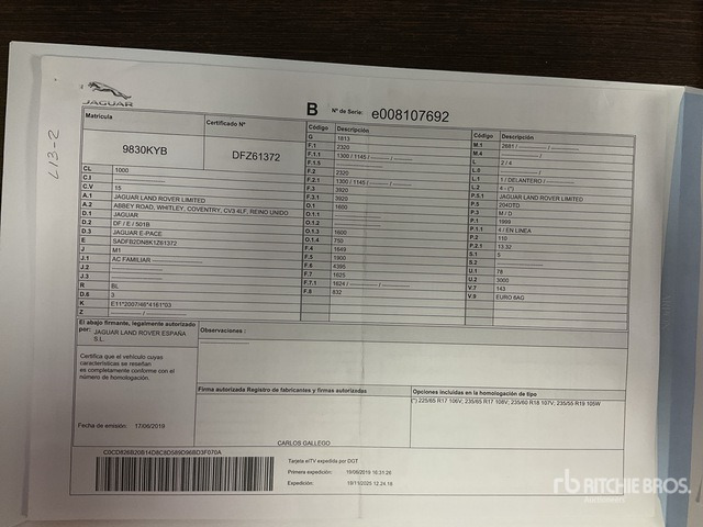 2019 Jaguar E Pace SUV - SUV/ Todoterreno: foto 5 2019 Jaguar E Pace SUV - SUV/ Todoterreno: foto 5