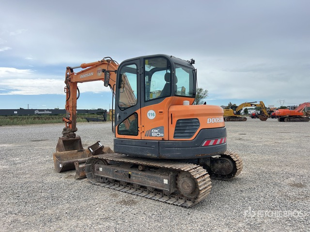2009 Doosan DX80R Escavatore cingolato - Excavadora de cadenas: foto 4 2009 Doosan DX80R Escavatore cingolato - Excavadora de cadenas: foto 4