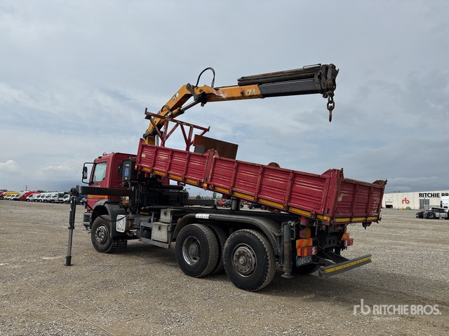 Mercedes-Benz Atego 1828 Autocarro ribaltabile con gru - Camión volquete, Camión grúa: foto 4 Mercedes-Benz Atego 1828 Autocarro ribaltabile con gru - Camión volquete, Camión grúa: foto 4