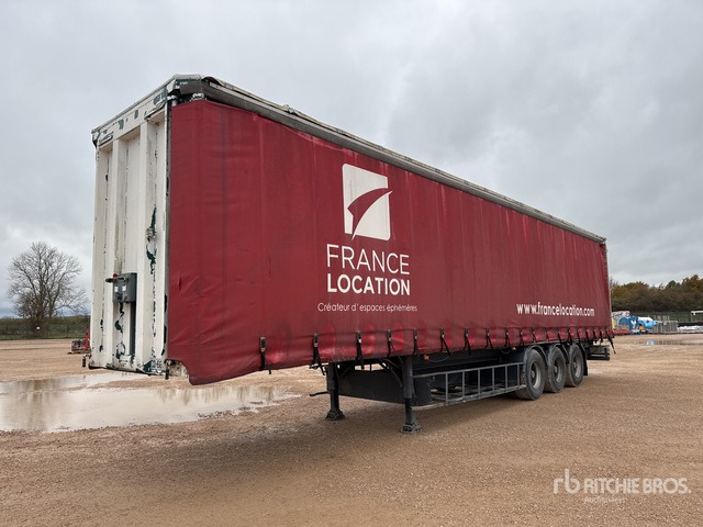 1998 Fruehauf Tri/A Remorque A Rideaux Coulis ... Curtain Side Trailer - Remolque con toldo: foto 1 1998 Fruehauf Tri/A Remorque A Rideaux Coulis ... Curtain Side Trailer - Remolque con toldo: foto 1