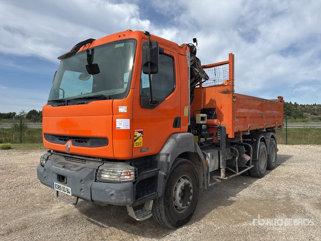 2004 Renault Kerax 420 dci 2003 Palfinger PK15500 5500 kg ... Dump Truck with Crane - Camión volquete, Camión grúa: foto 2 2004 Renault Kerax 420 dci 2003 Palfinger PK15500 5500 kg ... Dump Truck with Crane - Camión volquete, Camión grúa: foto 2