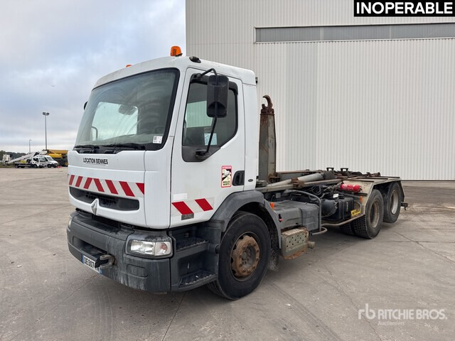 2004 Renault Premium 370dCi 6x2 Camion Ampliroll 6x2 (Inope ... Roll-Off Truck - Camión multibasculante: foto 1 2004 Renault Premium 370dCi 6x2 Camion Ampliroll 6x2 (Inope ... Roll-Off Truck - Camión multibasculante: foto 1