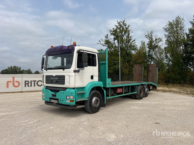 2006 MAN TGA 26.390 6x2-2BL Camion Plateau Flatbed Truck - Camión portavehículos: foto 1 2006 MAN TGA 26.390 6x2-2BL Camion Plateau Flatbed Truck - Camión portavehículos: foto 1