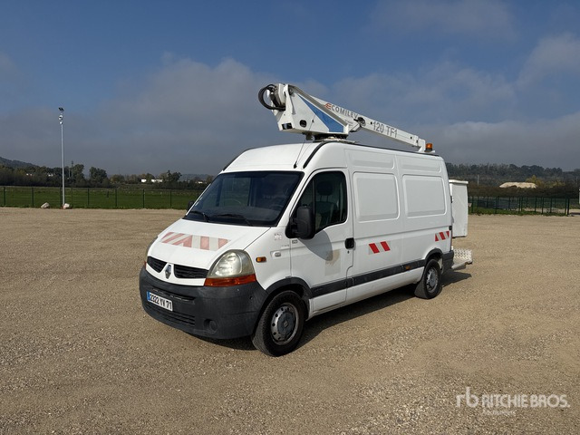2008 Renault Master dCi 120 2008 Comilev EN120TF1 on 4x2 Ca ... Bucket Truck - Camión con plataforma elevadora: foto 1 2008 Renault Master dCi 120 2008 Comilev EN120TF1 on 4x2 Ca ... Bucket Truck - Camión con plataforma elevadora: foto 1