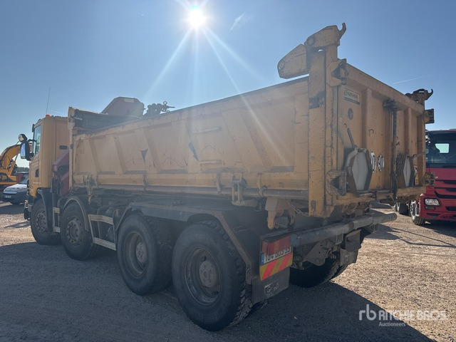 2009 Scania G420 2008 HMF 1720K2 3610 kg Articul ... Dump Truck with Crane - Camión volquete, Camión grúa: foto 4 2009 Scania G420 2008 HMF 1720K2 3610 kg Articul ... Dump Truck with Crane - Camión volquete, Camión grúa: foto 4