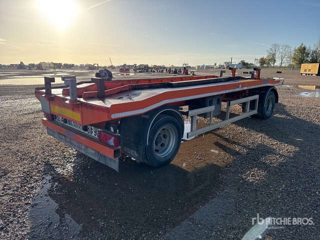 2014 Asca T/A Remorque Ampliroll 2 Essieux Roll-Off Trailer - Remolque multilift/ Portacontenedores de cadenas: foto 3 2014 Asca T/A Remorque Ampliroll 2 Essieux Roll-Off Trailer - Remolque multilift/ Portacontenedores de cadenas: foto 3