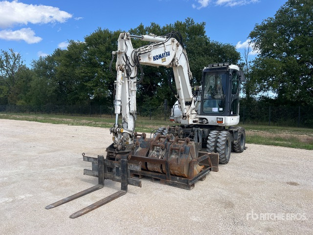 2015 Komatsu PW98MR-8 Pelle Sur Pneus Wheel Excavator - Excavadora de ruedas: foto 1 2015 Komatsu PW98MR-8 Pelle Sur Pneus Wheel Excavator - Excavadora de ruedas: foto 1