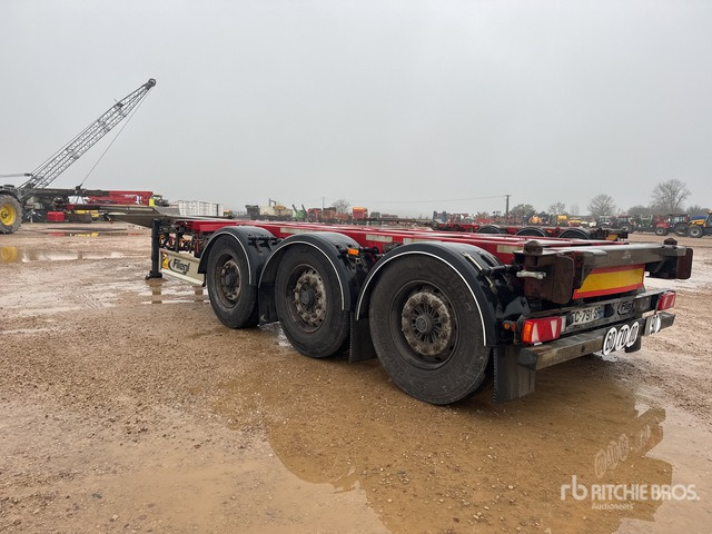 2016 Fliegl Tri/A Extendable Semi-Remorque ... Container Trailer - Remolque portacontenedore/ Intercambiable: foto 2 2016 Fliegl Tri/A Extendable Semi-Remorque ... Container Trailer - Remolque portacontenedore/ Intercambiable: foto 2