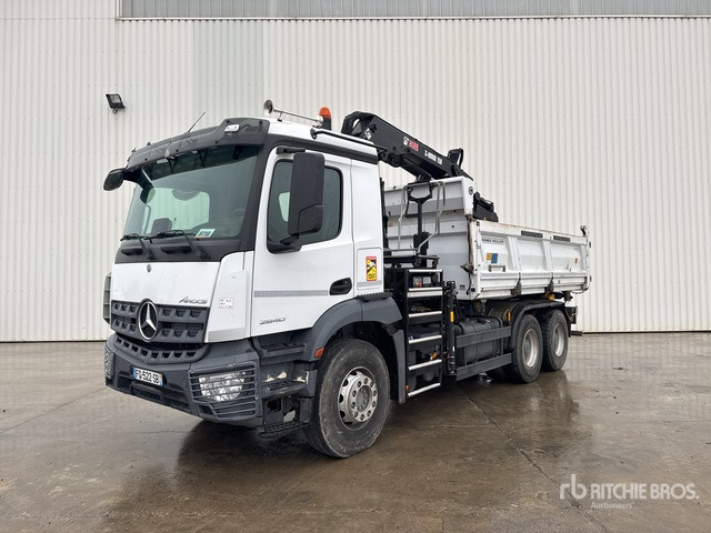 2020 Mercedes-Benz Arocs 2640 2019 Hiab BL158HD01417 5000 kg ... Dump Truck with Crane - Camión volquete: foto 1 2020 Mercedes-Benz Arocs 2640 2019 Hiab BL158HD01417 5000 kg ... Dump Truck with Crane - Camión volquete: foto 1