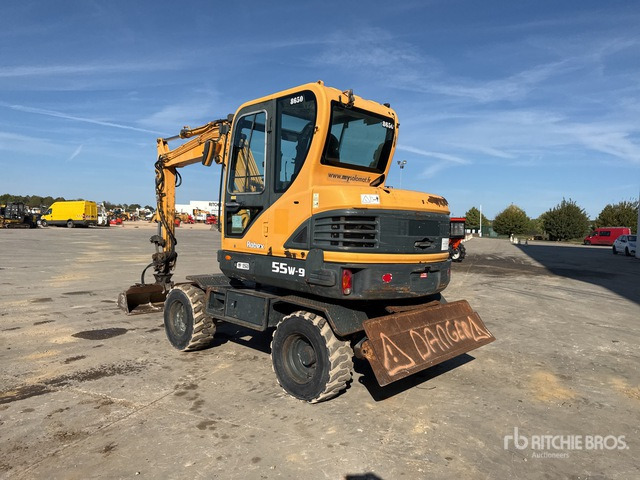 Hyundai R55W9 Pelle hydraulique sur roues - Excavadora de ruedas: foto 4 Hyundai R55W9 Pelle hydraulique sur roues - Excavadora de ruedas: foto 4