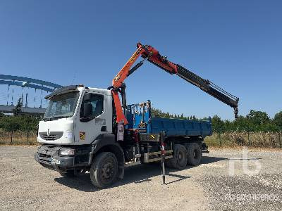 RENAULT KERAX 410 2008 Palfinger PK16502 6200 kg ... - Camión volquete, Camión grúa: foto 3 RENAULT KERAX 410 2008 Palfinger PK16502 6200 kg ... - Camión volquete, Camión grúa: foto 3