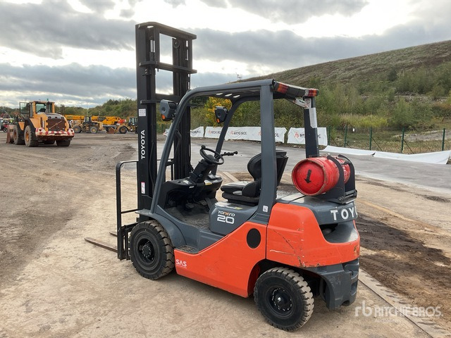2015 Toyota 02-8FGF20 2015 Toyota 8FG20 Forklift Forklift - Carretilla elevadora de gas: foto 3 2015 Toyota 02-8FGF20 2015 Toyota 8FG20 Forklift Forklift - Carretilla elevadora de gas: foto 3