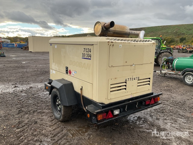 2017 Doosan 7/124-10/104 Mobile Air Compressor - Compresor de aire: foto 3 2017 Doosan 7/124-10/104 Mobile Air Compressor - Compresor de aire: foto 3