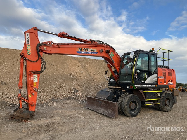 2017 Hitachi ZX170W-6 Highway Wheeled Excavator - Excavadora de ruedas: foto 2 2017 Hitachi ZX170W-6 Highway Wheeled Excavator - Excavadora de ruedas: foto 2