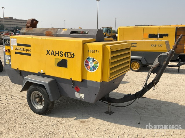 2017 Atlas Copco XAHS186 Mobile Air Compressor - Compresor de aire: foto 1 2017 Atlas Copco XAHS186 Mobile Air Compressor - Compresor de aire: foto 1