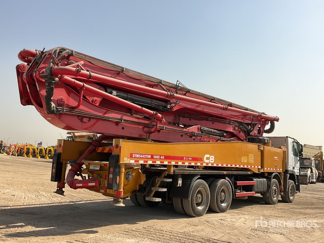 2019 Mercedes Benz Actros 4144 2019 Sany SYM5449THB 56 m on 8x ... Concrete Pump Truck - Camión bomba de hormigón: foto 3 2019 Mercedes Benz Actros 4144 2019 Sany SYM5449THB 56 m on 8x ... Concrete Pump Truck - Camión bomba de hormigón: foto 3