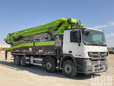 MERCEDES-BENZ ACTROS 4141 2018 Zoomlion 56X-6RZ 56 m on 8 ... - Camión bomba de hormigón: foto 4 MERCEDES-BENZ ACTROS 4141 2018 Zoomlion 56X-6RZ 56 m on 8 ... - Camión bomba de hormigón: foto 4
