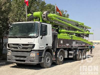 MERCEDES-BENZ ACTROS 4141 2018 Zoomlion 56X-6RZ 56 m on 8 ... - Camión bomba de hormigón: foto 1 MERCEDES-BENZ ACTROS 4141 2018 Zoomlion 56X-6RZ 56 m on 8 ... - Camión bomba de hormigón: foto 1