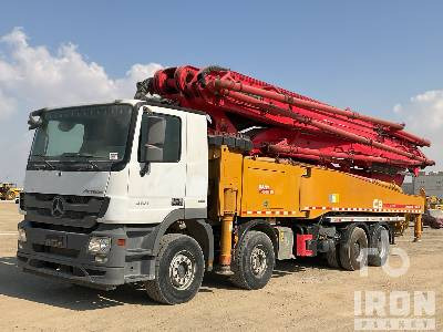 MERCEDES-BENZ ACTROS 4144 2019 Sany SYM5443THB 56 m on 8x ... - Camión bomba de hormigón: foto 1 MERCEDES-BENZ ACTROS 4144 2019 Sany SYM5443THB 56 m on 8x ... - Camión bomba de hormigón: foto 1