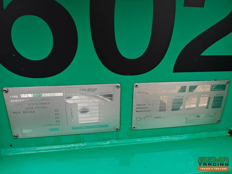 Remolque portacontenedore/ Intercambiable Burg BPA 10-18 ACXXX 3-Assen BPW - ContainerSysteem 6.9m - Trommelremmen - Luchtvering - Centrale Smering - 11/2026 APK: foto 18 Remolque portacontenedore/ Intercambiable Burg BPA 10-18 ACXXX 3-Assen BPW - ContainerSysteem 6.9m - Trommelremmen - Luchtvering - Centrale Smering - 11/2026 APK: foto 18