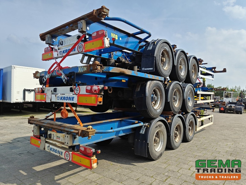 Krone SDC 27 3-assen BPW - DrumBrakes - 4700KG - 2x 20FT 1x 30FT 1x40FT - Package of 3 - NL kentekens - Semirremolque portacontenedore/ Intercambiable: foto 2 Krone SDC 27 3-assen BPW - DrumBrakes - 4700KG - 2x 20FT 1x 30FT 1x40FT - Package of 3 - NL kentekens - Semirremolque portacontenedore/ Intercambiable: foto 2