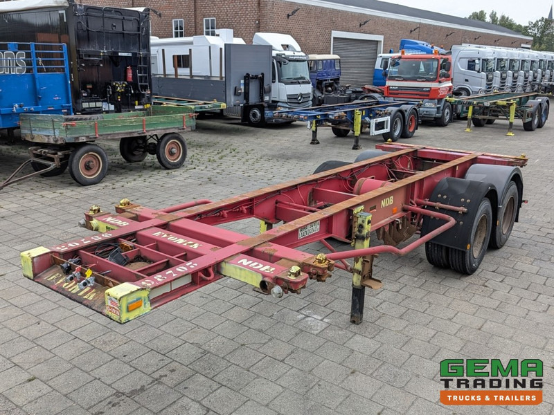 Krone SZC 20FT 2-Assen ROR - STEEL Suspension - DOUBLE tires - DrumBrakes (O1916) - Semirremolque portacontenedore/ Intercambiable: foto 4 Krone SZC 20FT 2-Assen ROR - STEEL Suspension - DOUBLE tires - DrumBrakes (O1916) - Semirremolque portacontenedore/ Intercambiable: foto 4
