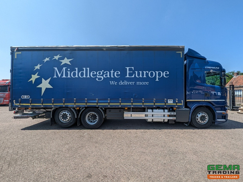Camión lona Scania G360 6x2/4 Streamline Euro6 - Retarder - Schuifzeilenbak 8.2M + Laadklep 1500kg - Smart Tacho V2: foto 11