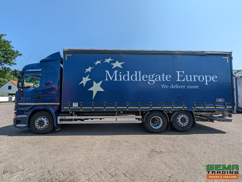Camión lona Scania G360 6x2/4 Streamline Euro6 - Retarder - Schuifzeilenbak 8.2M + Laadklep 1500kg - Smart Tacho V2: foto 12