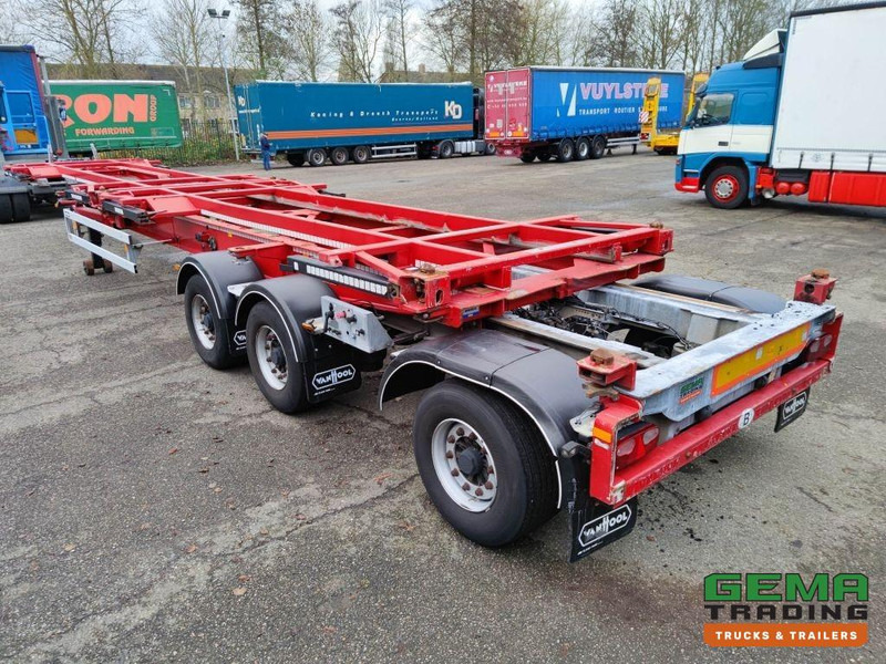 Van Hool A3C002 StuurasAs - 2x 20FT Frames - All Connections (O826) - Semirremolque portacontenedore/ Intercambiable: foto 2 Van Hool A3C002 StuurasAs - 2x 20FT Frames - All Connections (O826) - Semirremolque portacontenedore/ Intercambiable: foto 2