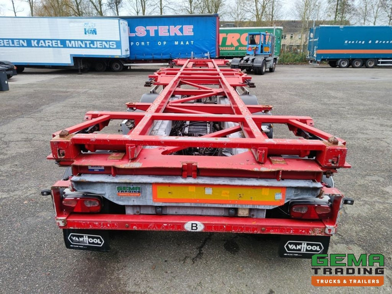 Semirremolque portacontenedore/ Intercambiable Van Hool A3C002 StuurasAs - 2x 20FT Frames - All Connections (O826): foto 9