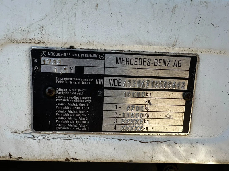 Camión volquete Mercedes-Benz SK 1733 V6 4X2 Tipper Spring/Spring EPS Manual Gearbox: foto 11