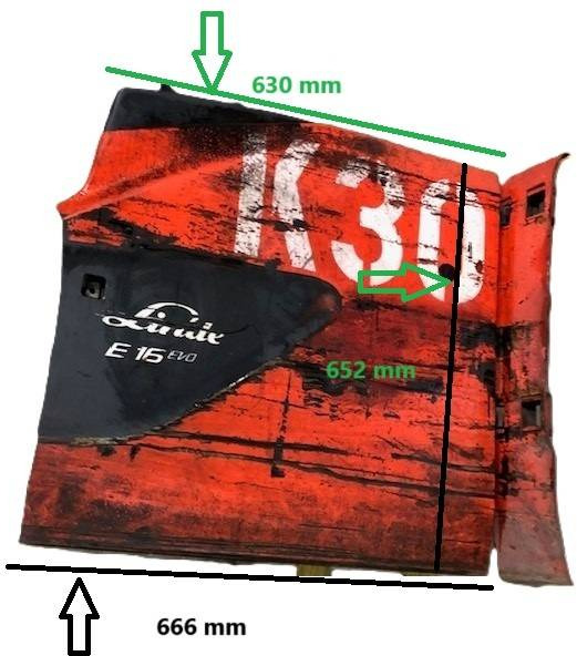 Door assy. for Linde 386-02 - Bastidor/ Chasis para Equipo de manutención: foto 2 Door assy. for Linde 386-02 - Bastidor/ Chasis para Equipo de manutención: foto 2