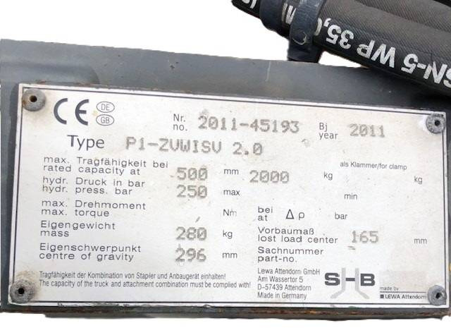 Integral Fork positioner shaft guid with sideshift valve - Implemento: foto 5 Integral Fork positioner shaft guid with sideshift valve - Implemento: foto 5