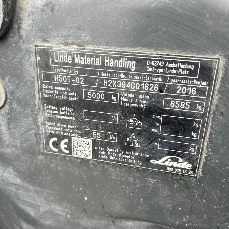 Carretilla elevadora de gas Linde H50T-02 (394) EVO: foto 19 Carretilla elevadora de gas Linde H50T-02 (394) EVO: foto 19