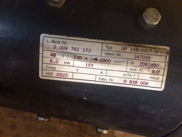 Pump motor for Linde - Motor y piezas para Equipo de manutención: foto 3 Pump motor for Linde - Motor y piezas para Equipo de manutención: foto 3