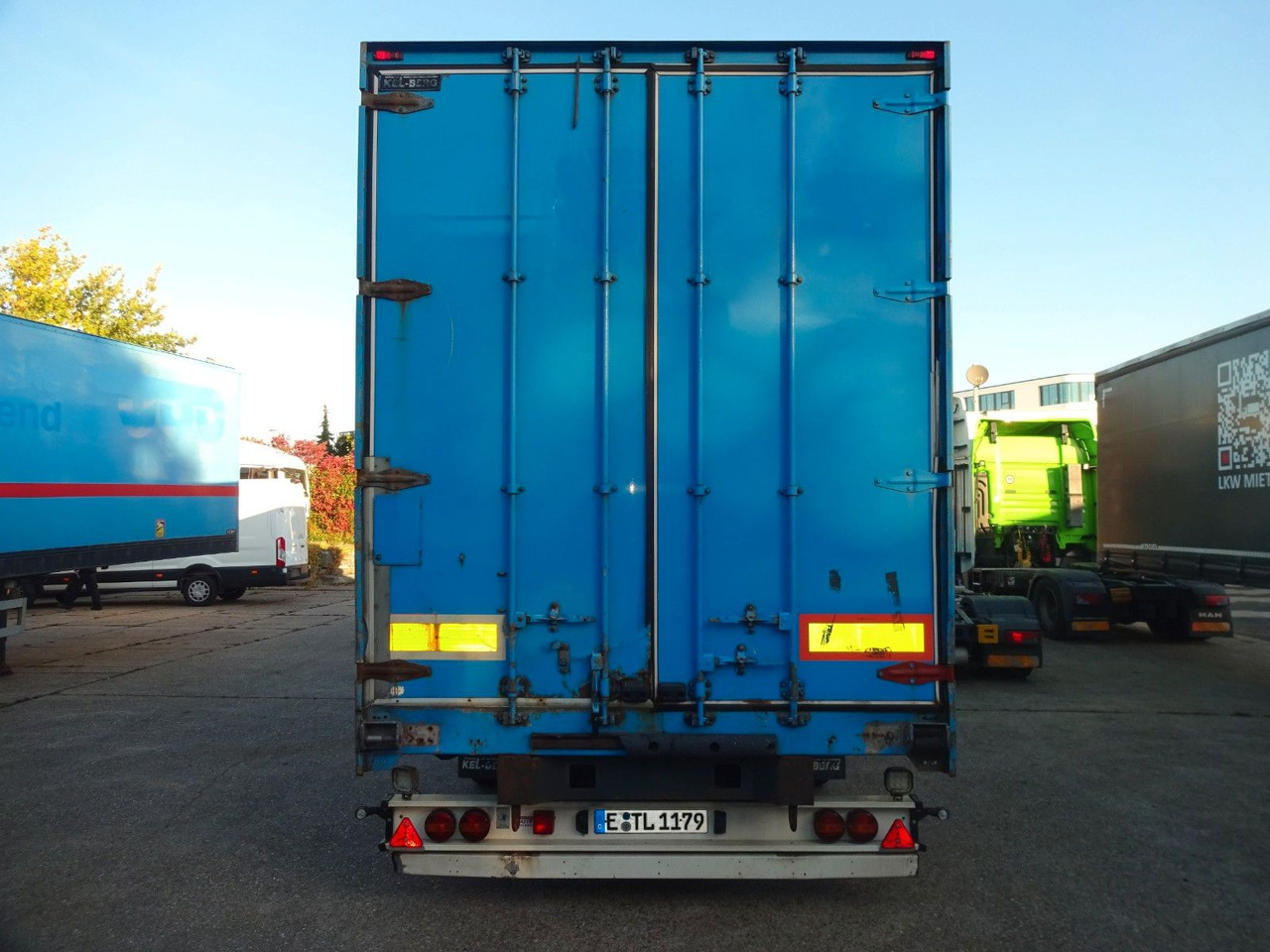 Semirremolque caja cerrada Kel-Berg 3 x Koffer, Doppelstock mit Balken: foto 6