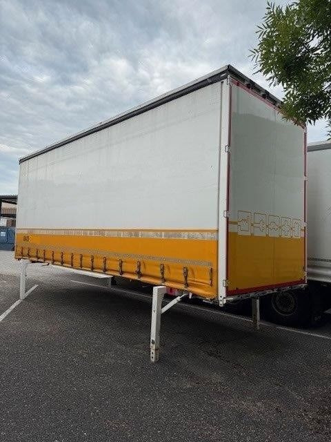 Krone 2 x WB 7,82 Jumbo, Hubdach, Edscha + Anh. Tandem - Remolque portacontenedore/ Intercambiable: foto 4 Krone 2 x WB 7,82 Jumbo, Hubdach, Edscha + Anh. Tandem - Remolque portacontenedore/ Intercambiable: foto 4