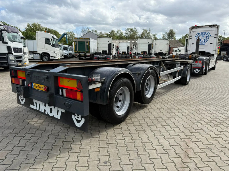 Burg 3AS Containeraanhangwagen, €3900, APK tot 28-01-2026 - Remolque portacontenedore/ Intercambiable: foto 2 Burg 3AS Containeraanhangwagen, €3900, APK tot 28-01-2026 - Remolque portacontenedore/ Intercambiable: foto 2