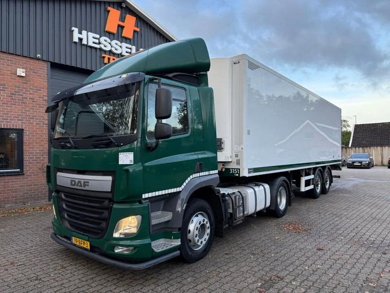 DAF CF 290 + HTF Koeloplegger PTO Powered koelmotor Dhollandia 3000KG NL Truck/Trailer 470.496KM - Cabeza tractora: foto 1 DAF CF 290 + HTF Koeloplegger PTO Powered koelmotor Dhollandia 3000KG NL Truck/Trailer 470.496KM - Cabeza tractora: foto 1