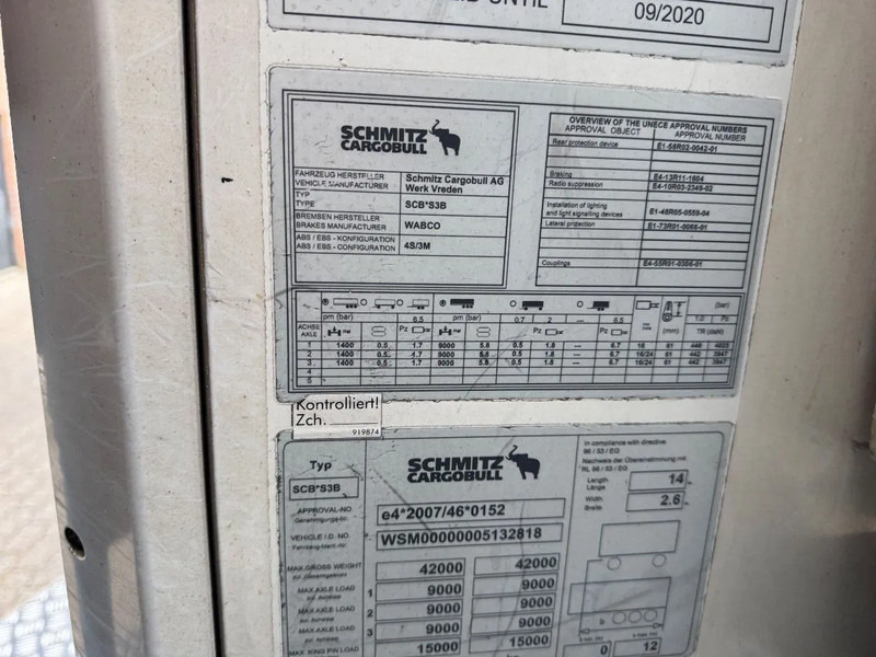 Semirremolque isotérmico Schmitz Cargobull SKO 24 5x Meatrails Rohrbahnen Fleisch Carrier Vector 1950MT: foto 12