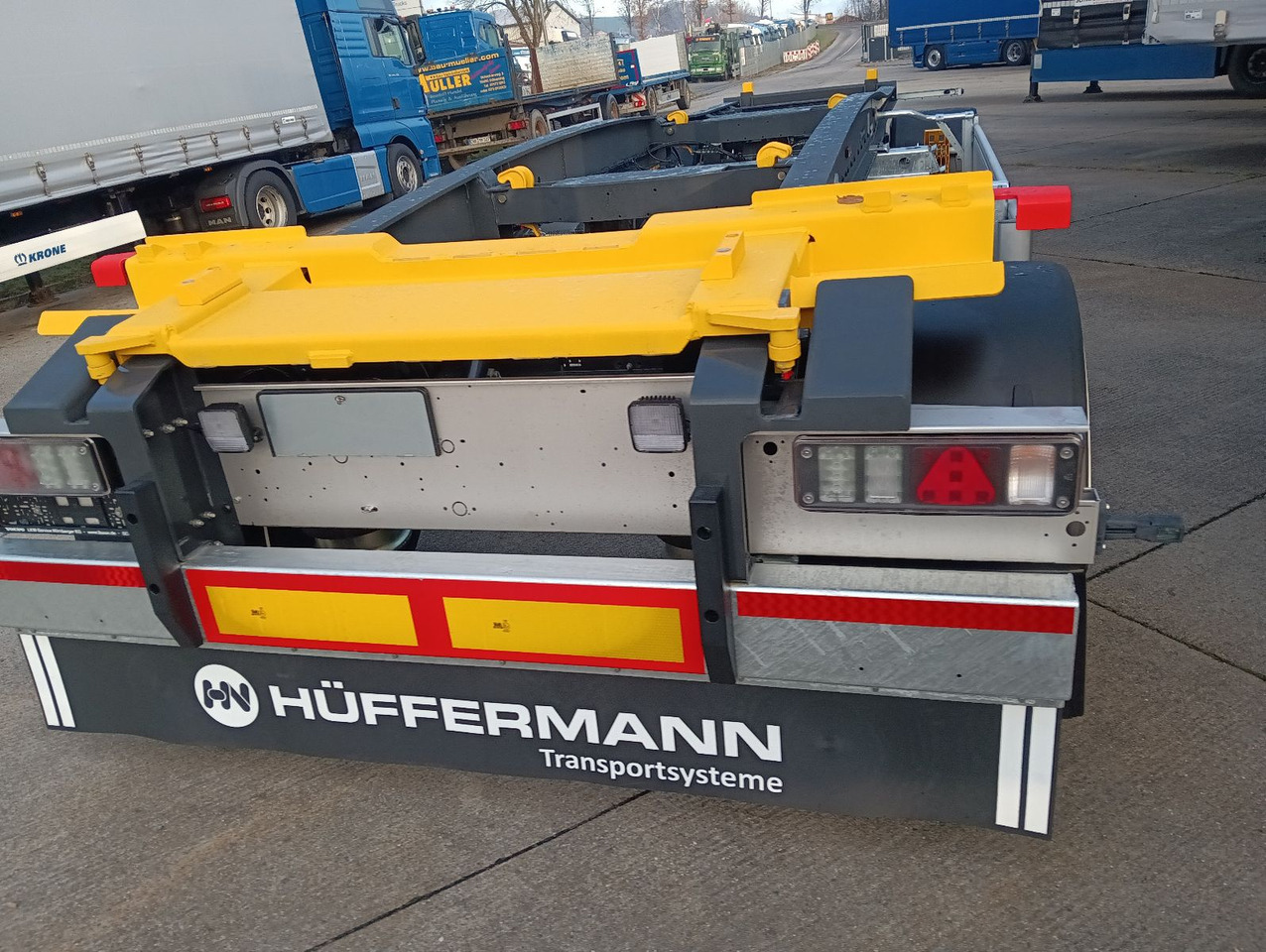 Hüffermann HSA1870 SAF VERZINKT Schlitten 5m-7m 3158kg NEU - Remolque multilift/ Portacontenedores de cadenas: foto 4 Hüffermann HSA1870 SAF VERZINKT Schlitten 5m-7m 3158kg NEU - Remolque multilift/ Portacontenedores de cadenas: foto 4