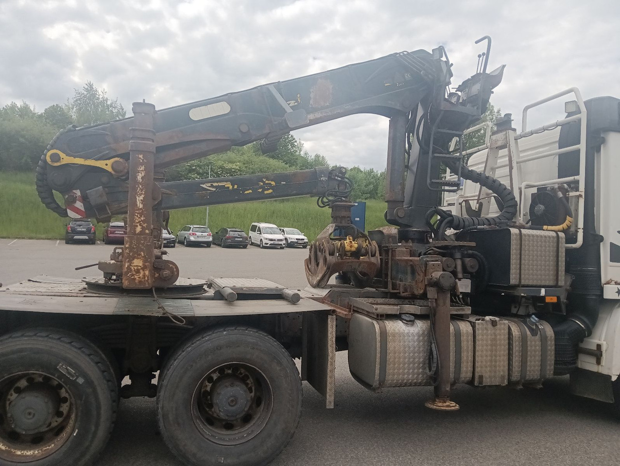 Palfinger EPSILON E250L82 Langholzkran+GLOGGER Aufbau+Anhä - Camión forestal, Camión grúa: foto 4 Palfinger EPSILON E250L82 Langholzkran+GLOGGER Aufbau+Anhä - Camión forestal, Camión grúa: foto 4