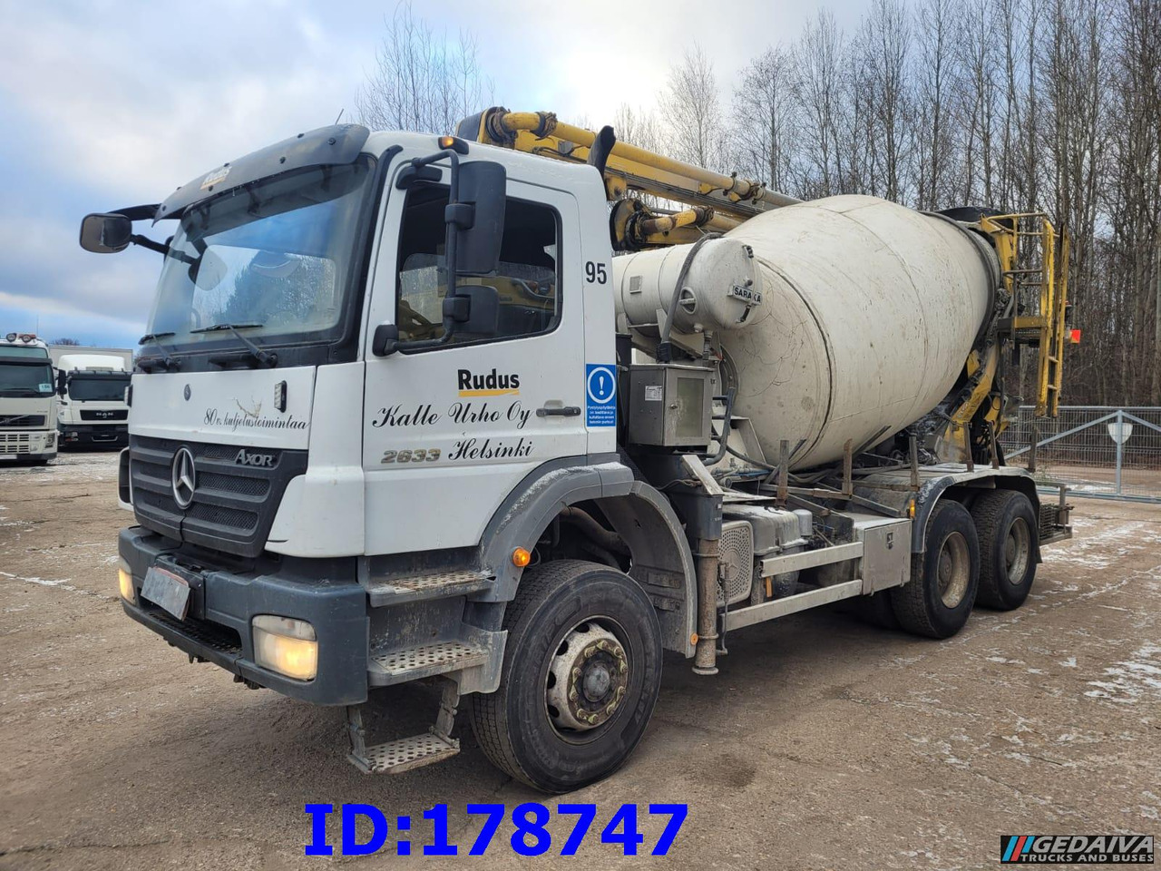 MERCEDES-BENZ Axor 2633 6x4 Schwing 750 - Camión bomba de hormigón: foto 4 MERCEDES-BENZ Axor 2633 6x4 Schwing 750 - Camión bomba de hormigón: foto 4