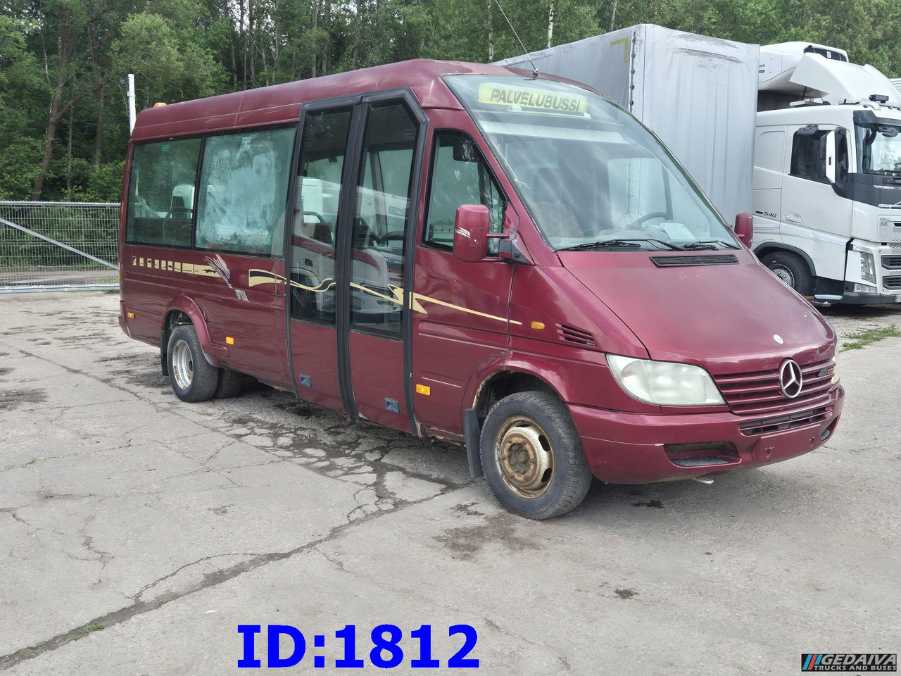 Minibús, Furgoneta de pasajeros MERCEDES-BENZ Sprinter 413 - 17 Place: foto 1