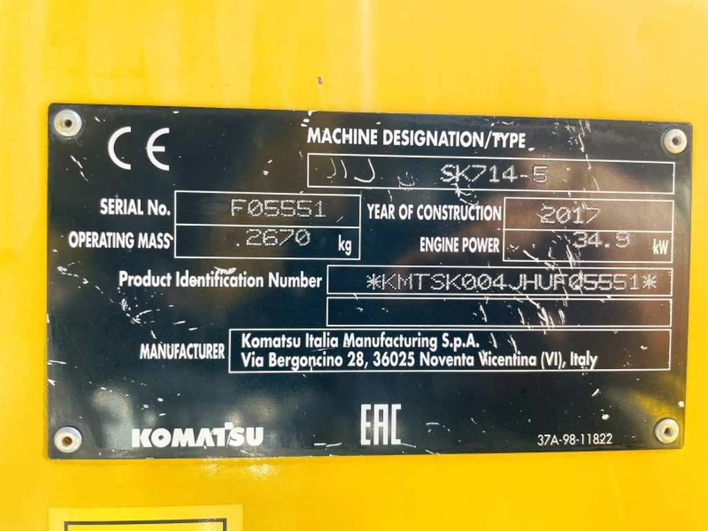 Komatsu SK714-5 (4067) - Minicargadora: foto 3 Komatsu SK714-5 (4067) - Minicargadora: foto 3